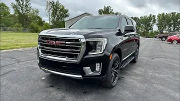 2023 Yukon SLT Luxury Package in Onyx Black Walk Around In Depth Tour
